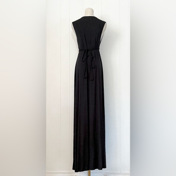 Rachel Pally Long Sleeveless Caftan Maxi Dress in Black Size Small Maternity - Picture 6 of 11